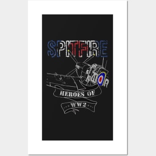 WW2 Supermarine Spitfire - Original Design Posters and Art